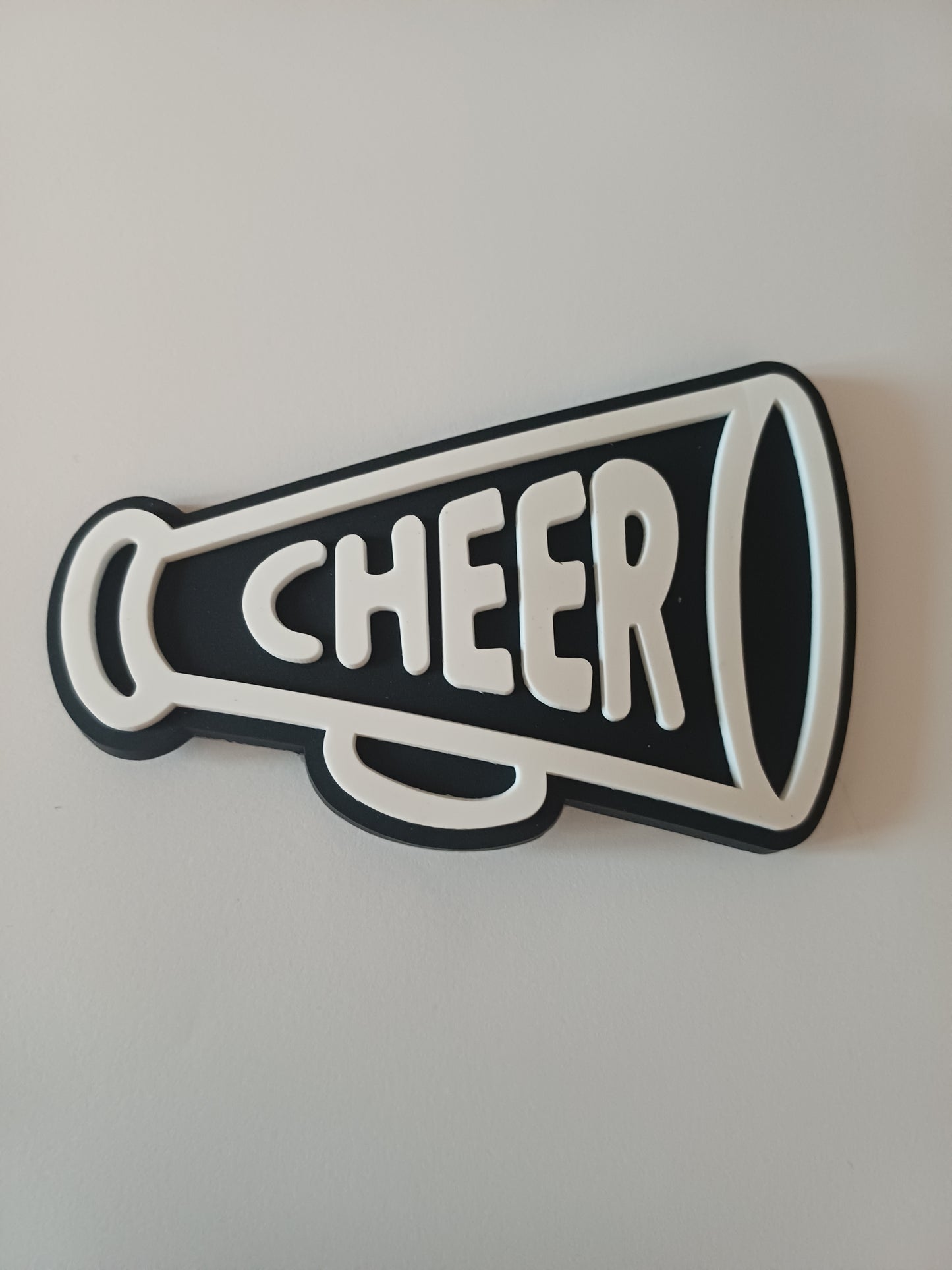 scritta CHEER NERO