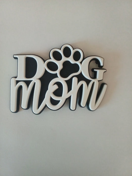 scritta DOG MOM
