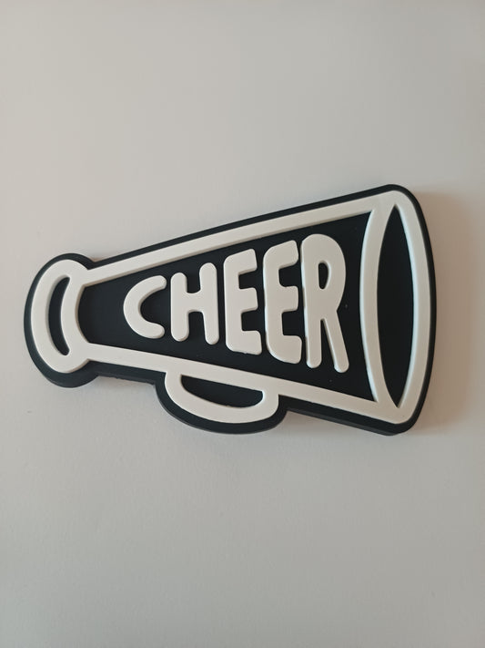scritta CHEER NERO