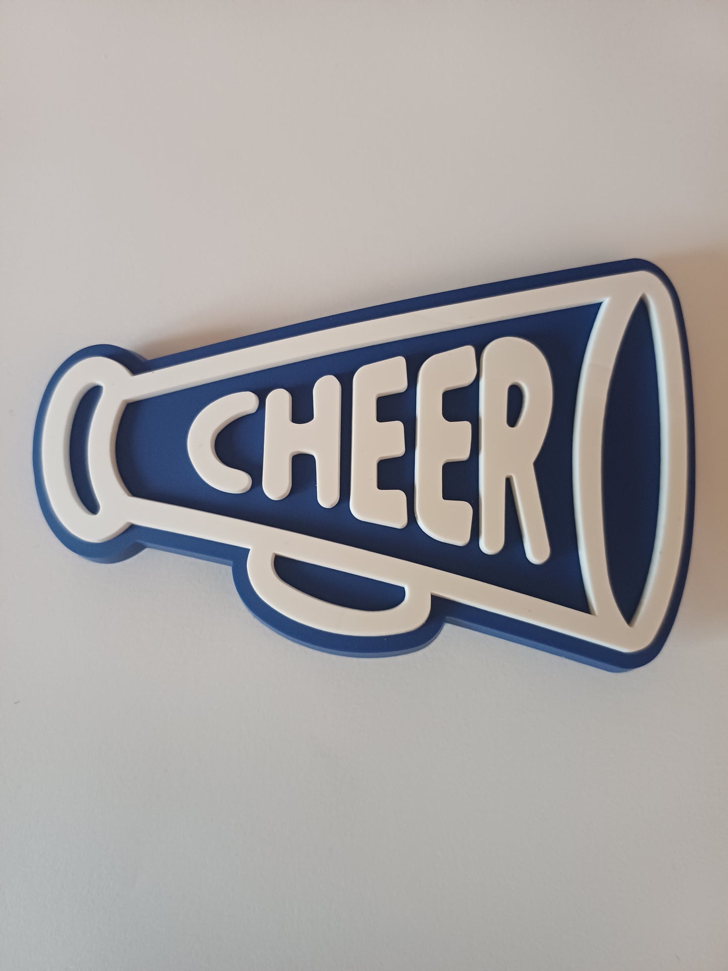scritta CHEER BLU