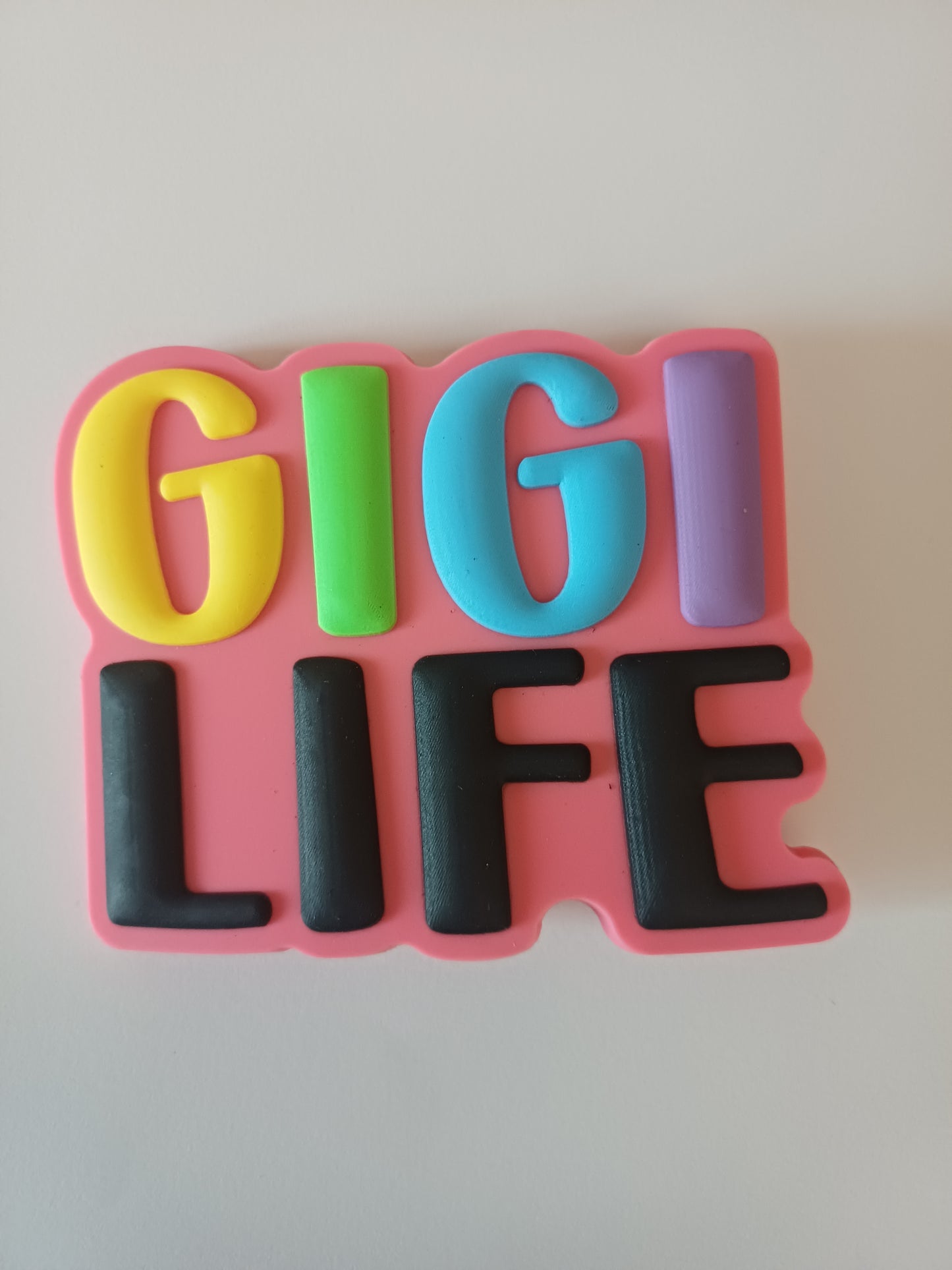 scritta GIGI LIFE
